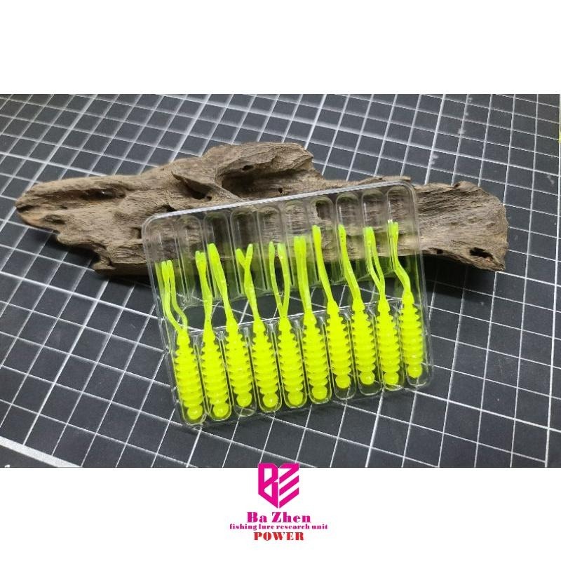 （八珍）莎美  蜜蜂先生 根魚 鉛頭鉤 曲柄鉤 叉尾魚  小扇蟲 軟蟲 2寸  2.5寸-細節圖6