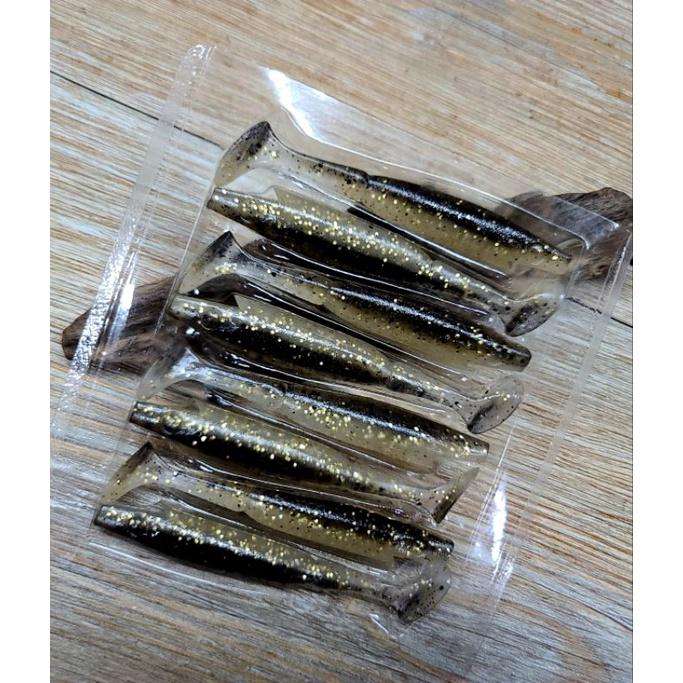 #strikepro    擬真魚型T尾魚  T尾 路亞 軟魚  金目鱸  石斑  黑鱸-細節圖2