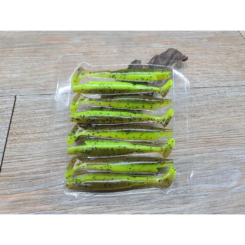 #strikepro    擬真魚型T尾魚  T尾 路亞 軟魚  金目鱸  石斑  黑鱸-細節圖5