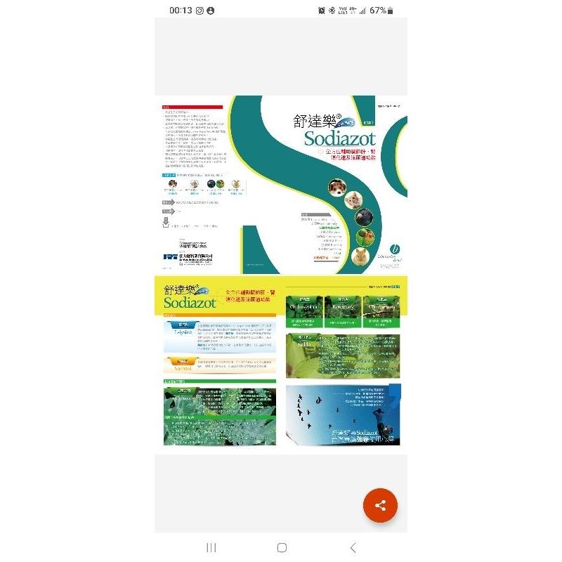 （八珍）賽鴿 腸道 呼吸道 皰疹 單眼傷風 保健 法國 InoVet- BIOVE 舒達樂 SODIAZOT-細節圖2