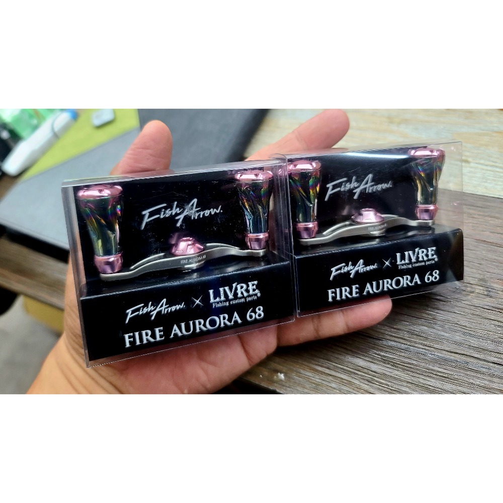 （八珍 ）小烏龜 改裝握把 Fish Arrow Fire Aurora 68 Folte Pink-細節圖3