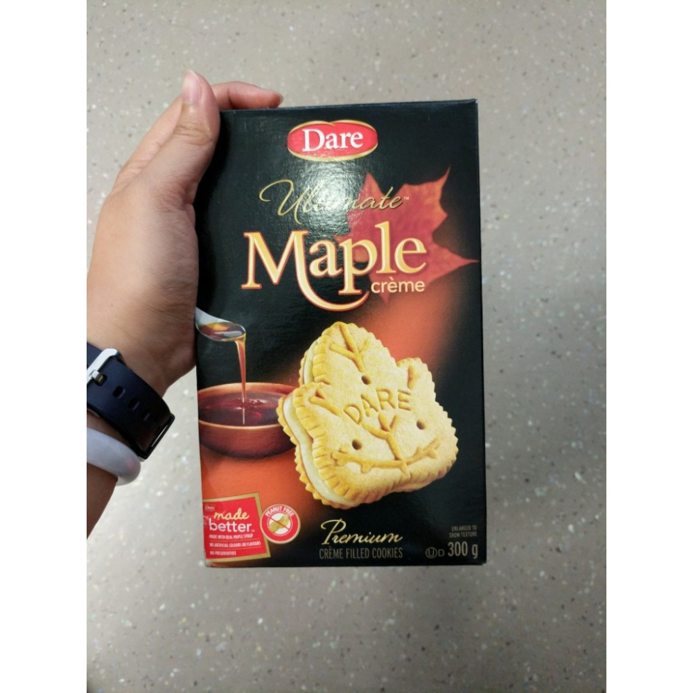 【義班迪】加拿大代購 Dare Ultimate楓糖餅乾 300g 加拿大特產 奶油夾心楓糖餅乾-細節圖6