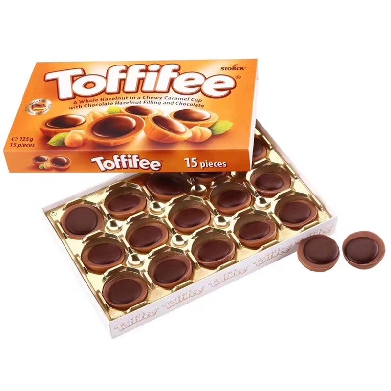 【義班迪】加拿大 Toffifee 榛果焦糖巧克力 15入 /48入 400g 聖誕巧克力 太妃榛果 德國巧克力-細節圖2