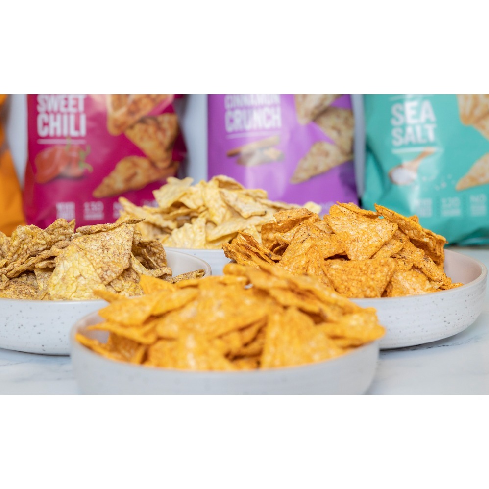 【義班迪】加拿大 popcorners 爆米花脆片 142g 大包裝 海鹽 甜辣 鹹甜 玉米片-細節圖2