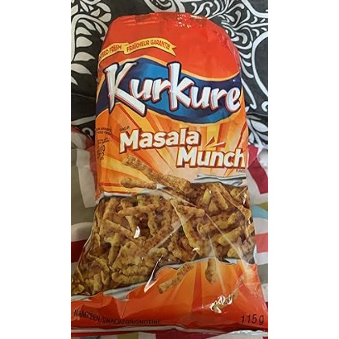 【義班迪】加拿大製 Kurkure Masala 玉米條 115g 印度瑪莎拉 香料餅乾 奇多條 辣味洋芋片 辣味玉米片-細節圖6