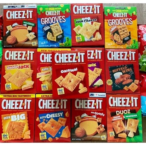【義班迪】加拿大代購 Cheez it 起司餅乾 crackers 零食 點心 辣味餅乾 洋芋片 餅乾 脆餅-細節圖2