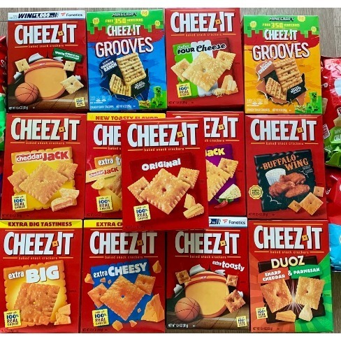 【義班迪】加拿大代購 Cheez it 起司餅乾 crackers 零食 點心 辣味餅乾 洋芋片 餅乾 脆餅-細節圖2