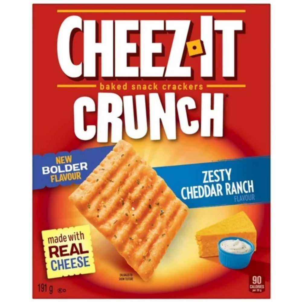 【義班迪】加拿大代購 Cheez it 起司餅乾 crackers 零食 點心 辣味餅乾 洋芋片 餅乾 脆餅-規格圖7
