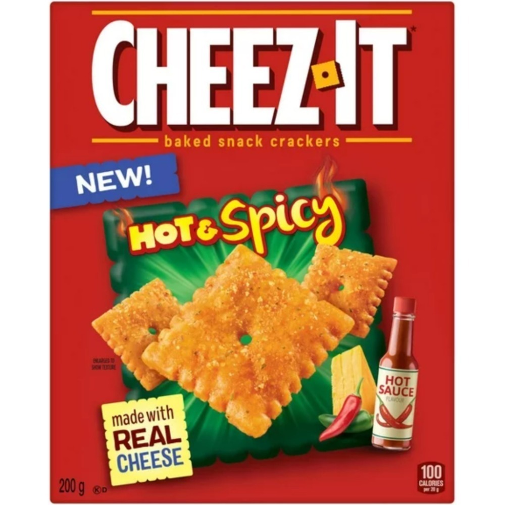 【義班迪】加拿大代購 Cheez it 起司餅乾 crackers 零食 點心 辣味餅乾 洋芋片 餅乾 脆餅-規格圖7