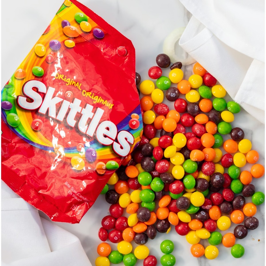 【義班迪】加拿大代購 Skittles 彩虹糖 混合水果口味 大包裝 水果彩虹軟糖 加拿大超市代購 每週空運-細節圖2