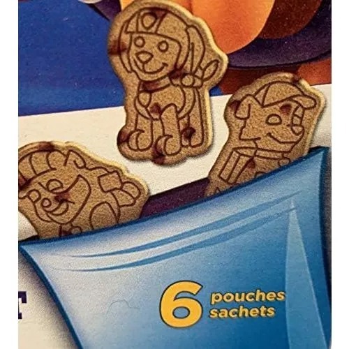 【義班迪】加拿大 paw patrol 正版 汪汪隊立大功 巧克力餅乾 6袋入 兒童零食點心 168g 汪汪隊糖果-細節圖2