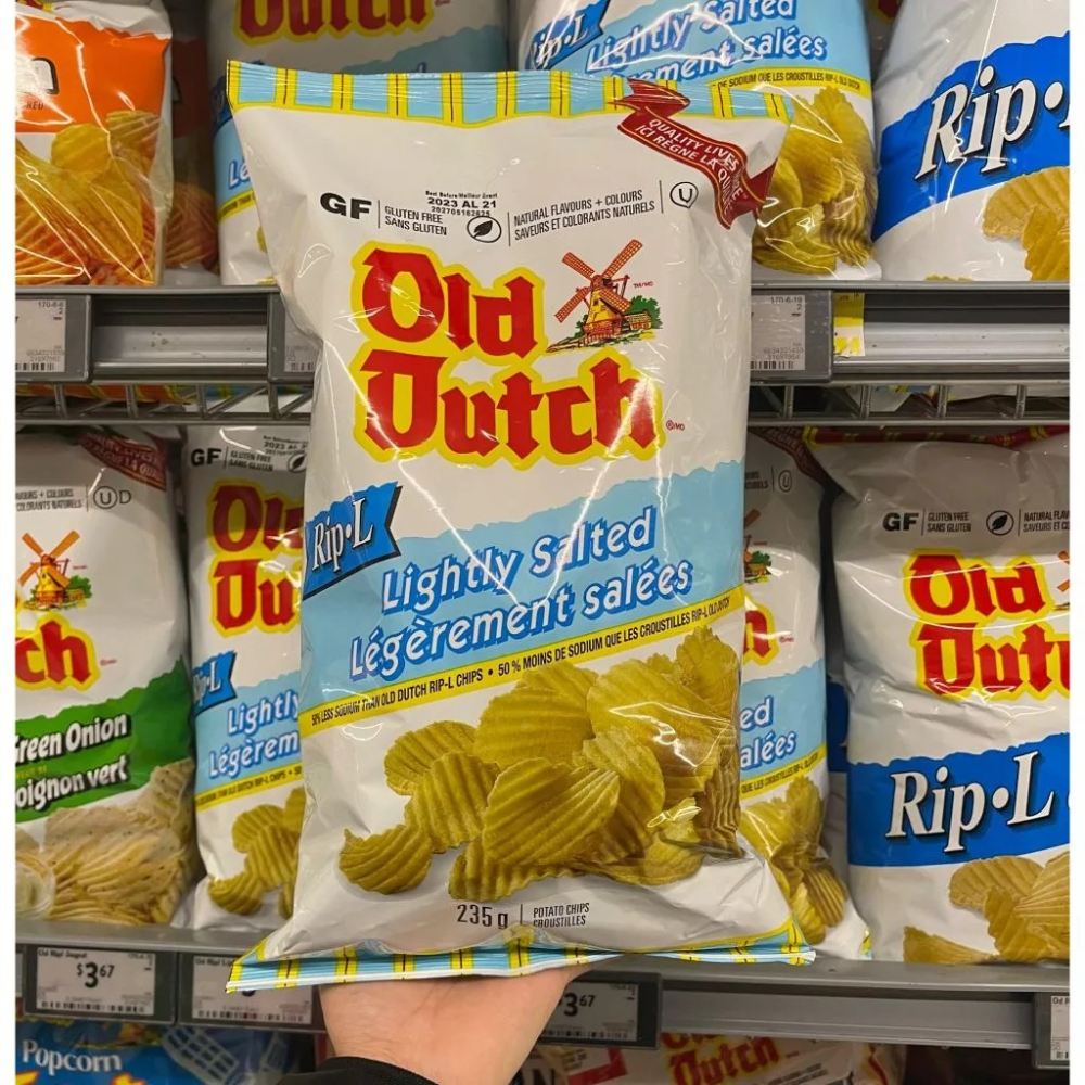 【義班迪】加拿大代購 Old Dutch 洋芋片 235g 多種口味 番茄 酸黃瓜 chips takis 薯片-細節圖5