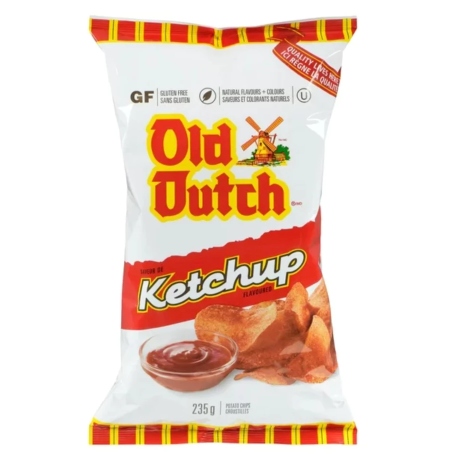 【義班迪】加拿大代購 Old Dutch 洋芋片 235g 多種口味 番茄 酸黃瓜 chips takis 薯片-規格圖7
