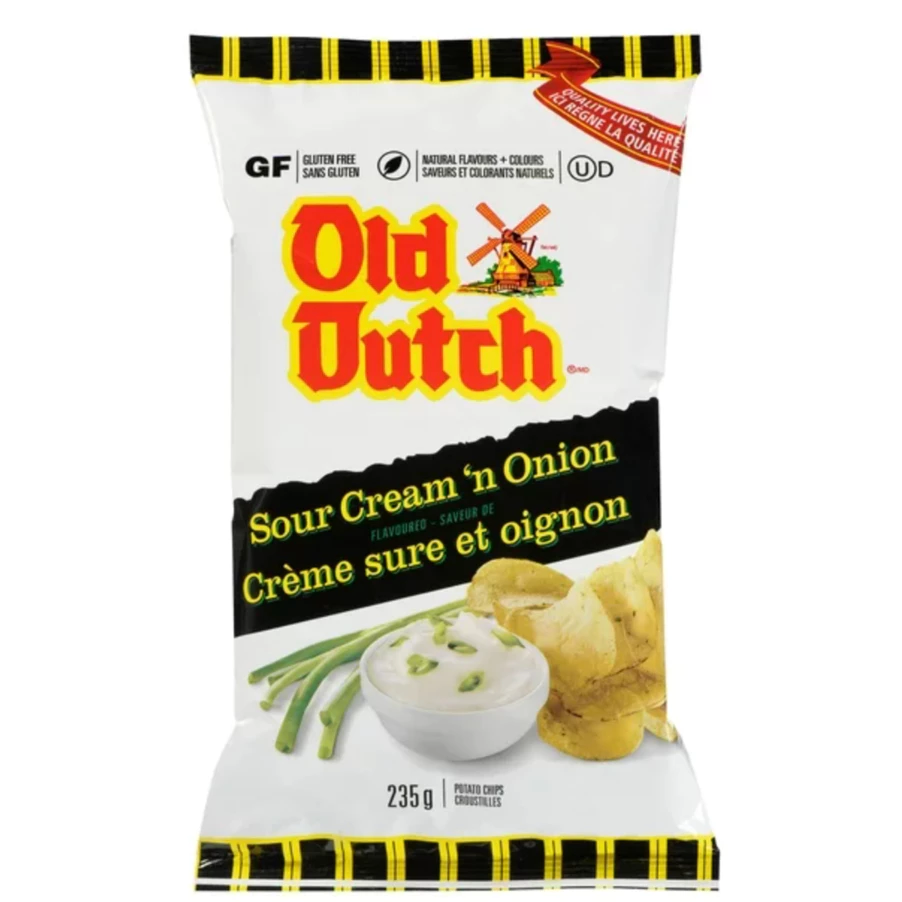 【義班迪】加拿大代購 Old Dutch 洋芋片 235g 多種口味 番茄 酸黃瓜 chips takis 薯片-規格圖7