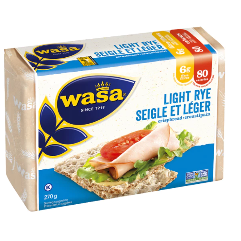 【義班迪】德國 Wasa crispbread 脆脆的全麥麵包 260g 黑麥 全穀物 酵母 薄脆餅乾 健身專用-規格圖7