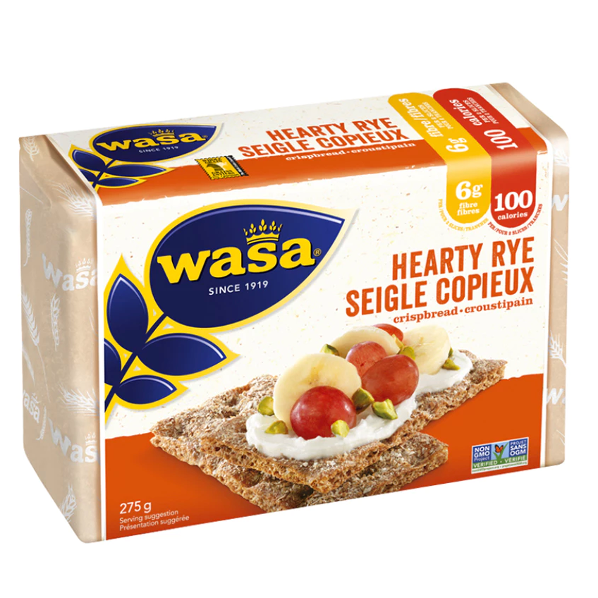 【義班迪】德國 Wasa crispbread 脆脆的全麥麵包 260g 黑麥 全穀物 酵母 薄脆餅乾 健身專用-規格圖7