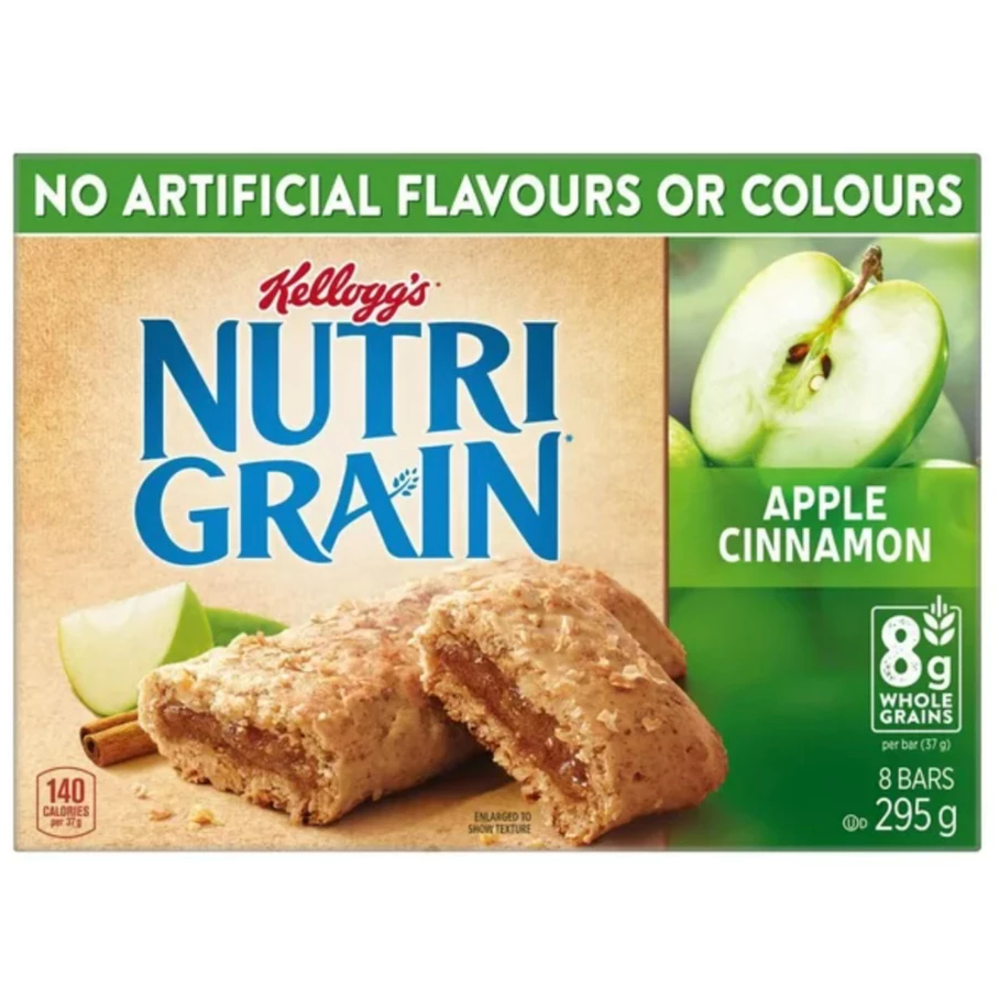 【義班迪】加拿大代購 Kellogg＇s Nutri-Grain 水果燕麥能量穀物棒 能量棒 無添加 新鮮水果 燕麥棒-規格圖8