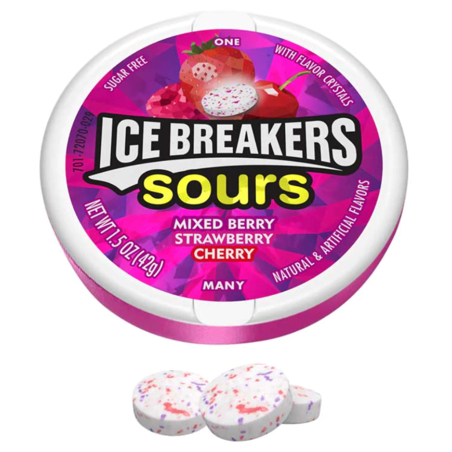 【義班迪】加拿大代購 Ice Breaker 酸莓果＆薄荷&酸水果&兩種口味 薄荷糖 口香糖 勁涼 加拿大超市 糖果-細節圖3