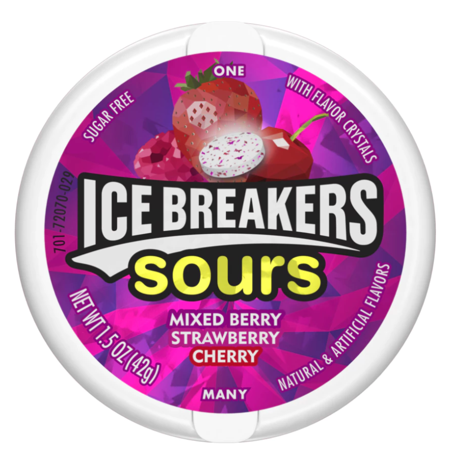 【義班迪】加拿大代購 Ice Breaker 酸莓果＆薄荷&酸水果&兩種口味 薄荷糖 口香糖 勁涼 加拿大超市 糖果-規格圖5