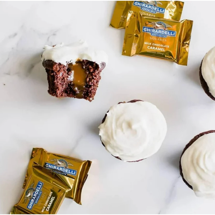 【義班迪】加拿大代購 GHIRARDELLI 巧克力 多種口味 黑巧克力 薄荷 焦糖內餡 聖誕節 大包裝 可可粉-細節圖2