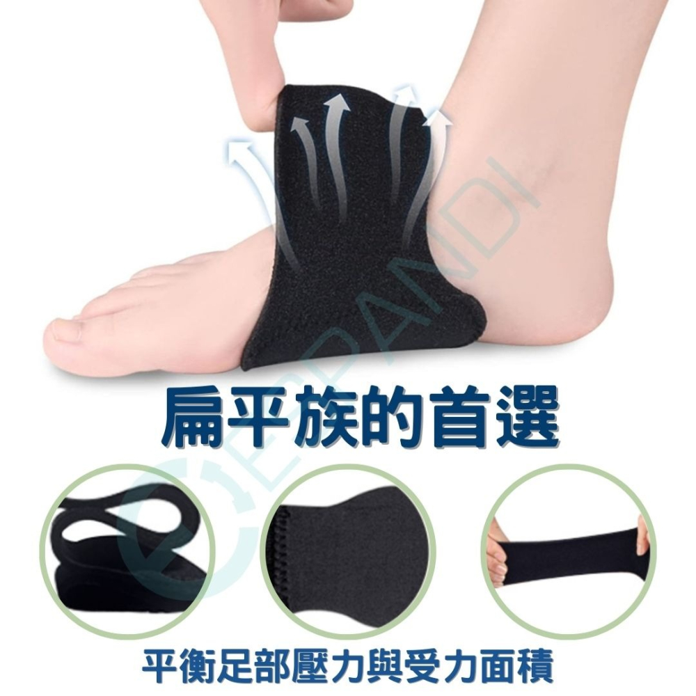 【美國™】Espandi專業足弓護腳墊｜足心支撐 筋膜護腳墊 扁平足腳墊 繃帶腳套 半碼墊 護腳墊 足弓鞋墊-細節圖4