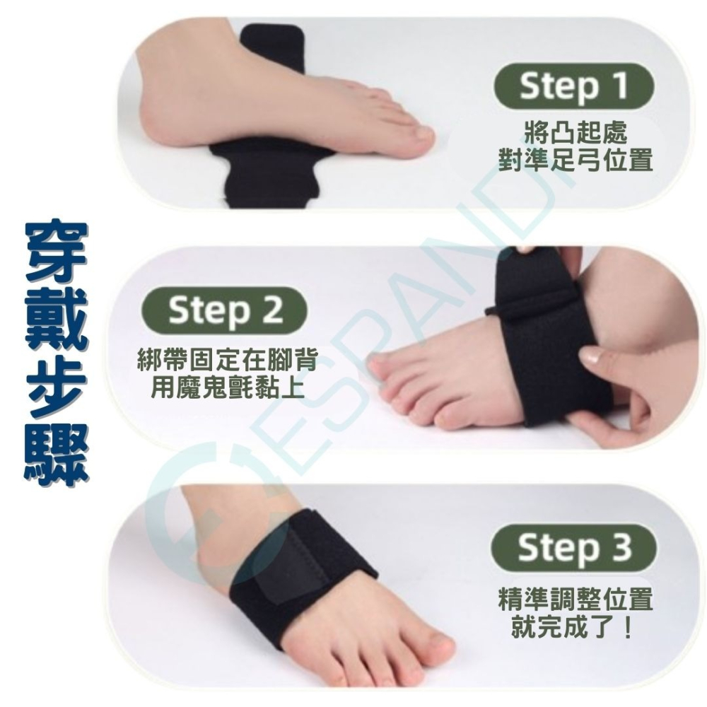 【美國™】Espandi專業足弓護腳墊｜足心支撐 筋膜護腳墊 扁平足腳墊 繃帶腳套 半碼墊 護腳墊 足弓鞋墊-細節圖7