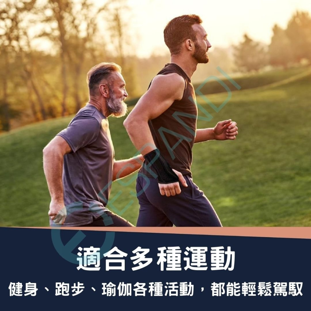 【美國™】Espandi 升級款滑鼠手運動護腕｜鋼板支撐護腕 左右通用護具 工作防護護腕 運動手腕固定 電腦滑鼠手腕支撐-細節圖2