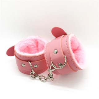 情趣手銬-粉色+瀏海貼