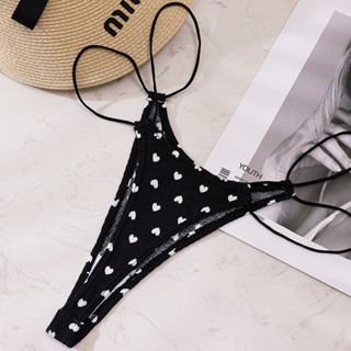 Yola優辣✨現貨 歐美丁字褲 丁字褲女 性感內褲 情趣內褲 丁字褲 純棉丁字褲 細帶內褲 無痕內褲 素色丁字褲-規格圖9