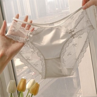 Yola優辣✨網紗內褲 薄紗內褲 冰絲內褲 中腰內褲 透氣內褲 涼感內褲 運動內褲 超薄內褲 包臀內褲 女內褲-規格圖8