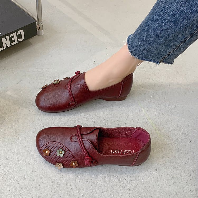 休閒鞋 2023熱賣軟底媽媽鞋春秋舒適防滑中老年老人鞋工作鞋批髮-細節圖4