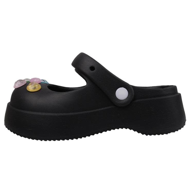 爆款沙灘厚底包頭涼鞋女款夏季2023新款外穿百搭可愛卡通洞洞涼拖-細節圖5