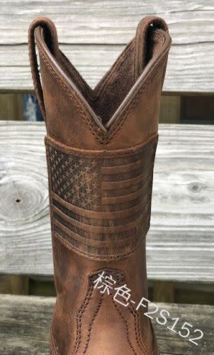 款2023秋冬新品低跟38-48款男式中筒騎士靴-細節圖5