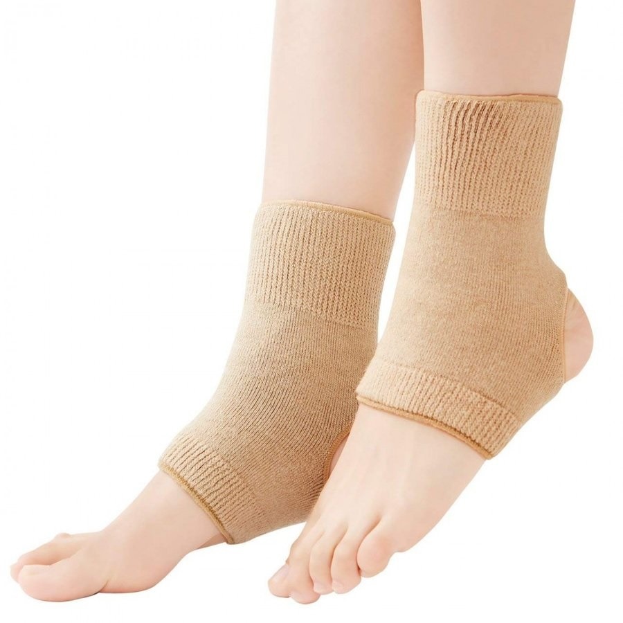 日本 CERVIN 東洋紡 護膝保溫 機能纖維 抗寒護膝 膝蓋保暖 保溫 腳踝套 膝蓋套 小腿套 發熱 日本製-規格圖5