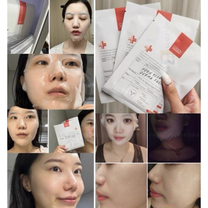 韓國 COOPY PDRN 麗珠蘭 爆水面膜 5片/一盒  面膜 補水 精華面膜-細節圖5