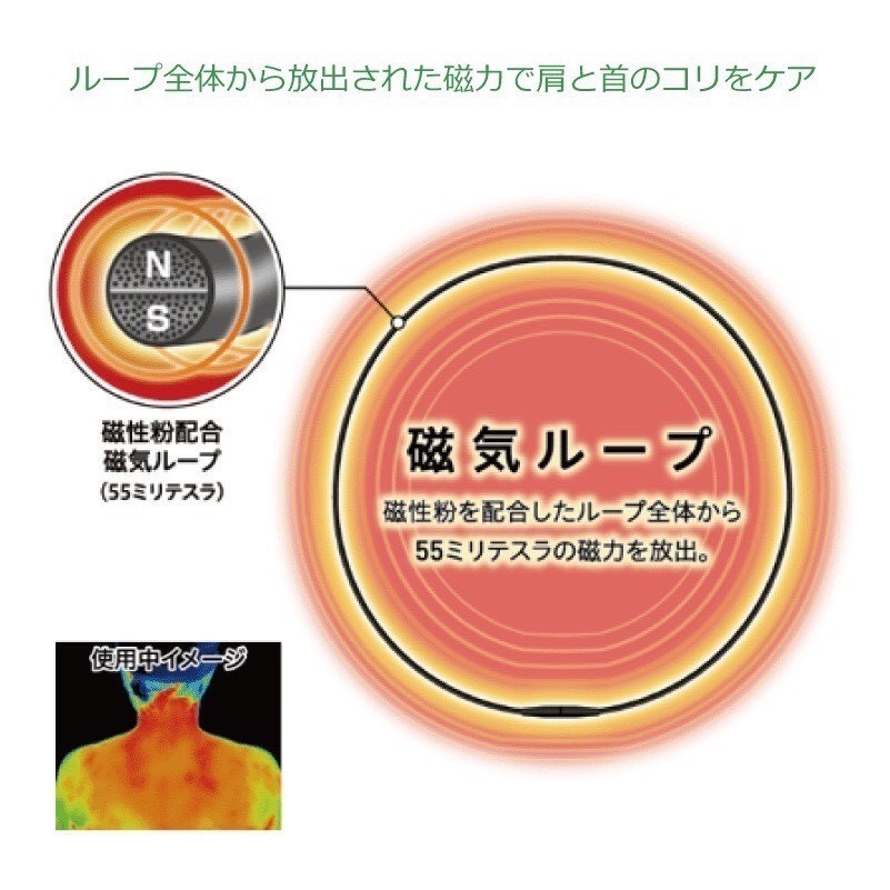 日本製 易利氣 超輕量 0.2cm超細 磁石頸圈 磁力 磁氣項圈 磁力-細節圖4
