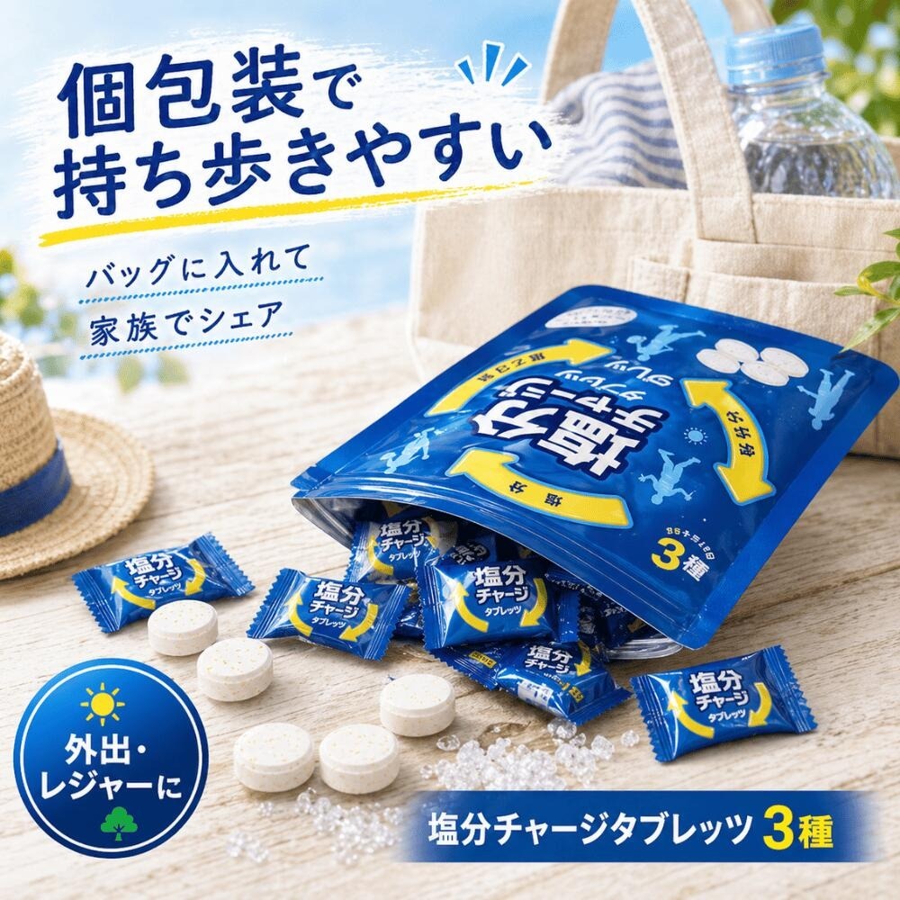 日本 Kabaya 卡巴 塩分補給糖 鹽分補充錠 鹽糖 塩錠 運動補給糖 檸檬糖 運動鹽糖 81g-細節圖2