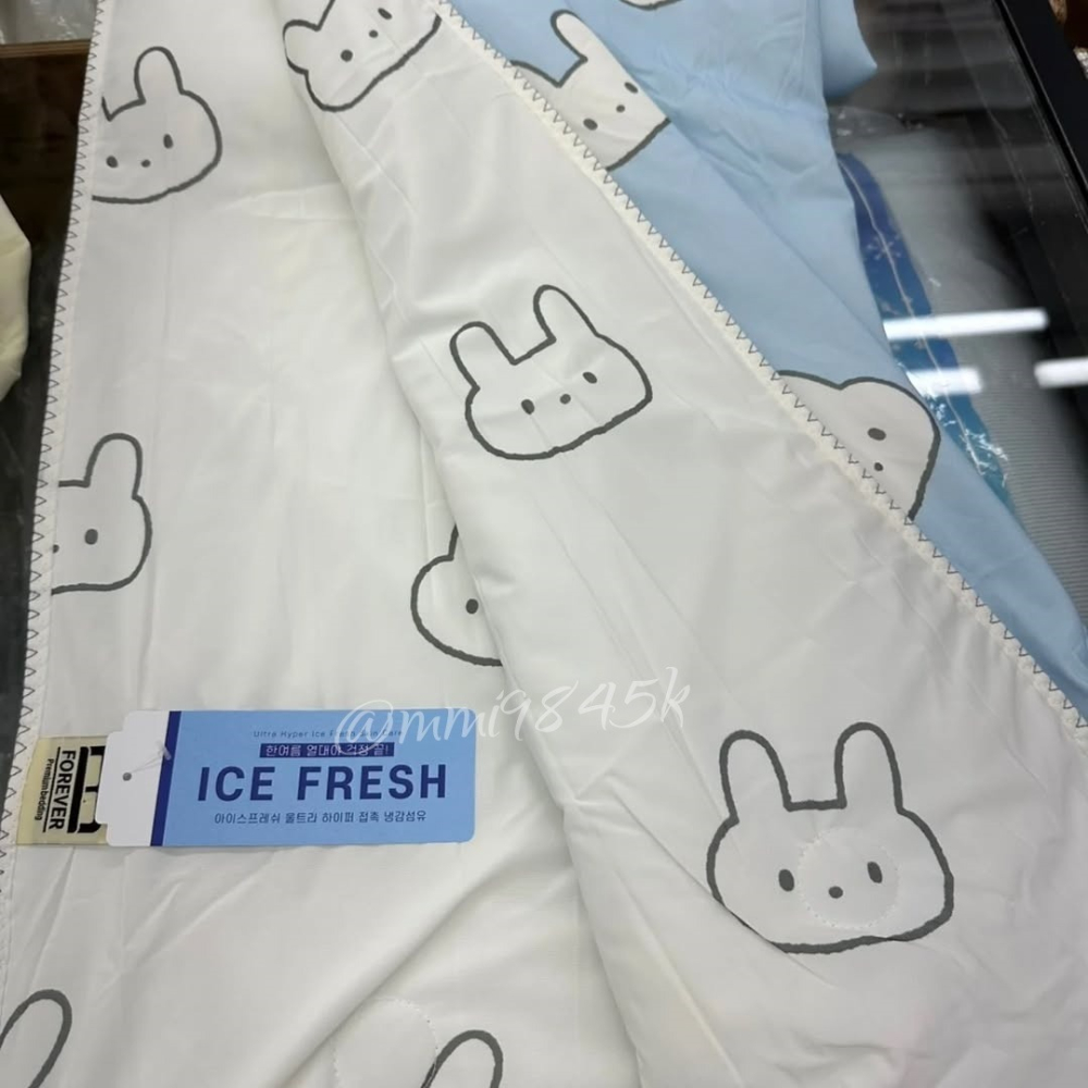 2281【OEM🇰🇷 繽紛兔子 涼感被 # -7.9度冰冰被】韓國棉被-細節圖3