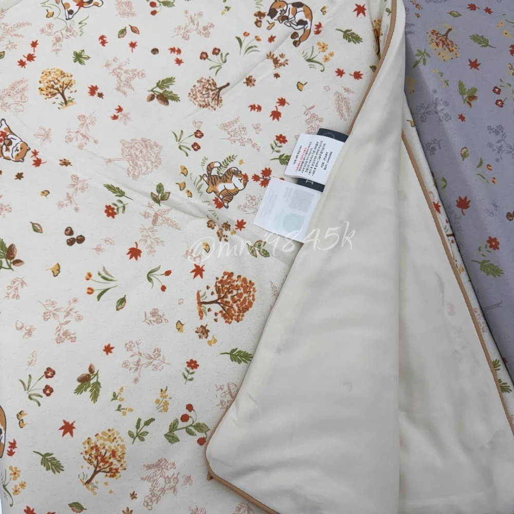 2301【OEM🇰🇷 貓咪楓葉 涼感被 # -7.9度 冰冰被】 韓國棉被 寢具-細節圖2