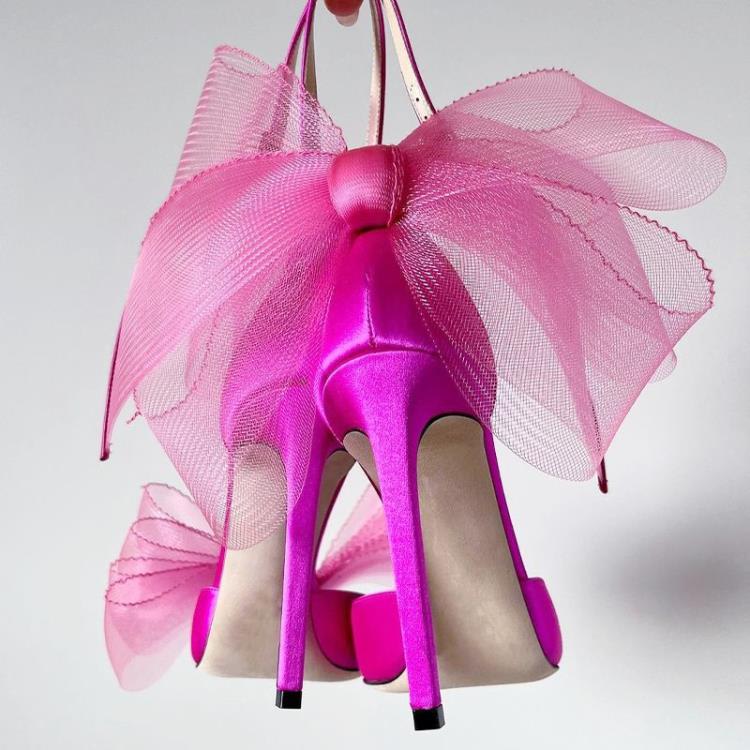 高跟鞋 一件訂製女鞋女士時裝單鞋鞋尖頭時尚涼鞋外碼大碼女鞋平底-細節圖4