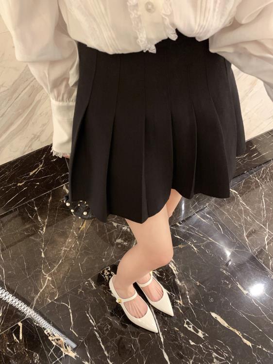 平底鞋 【sheii蘇茵茵】薔薇初夏~法式尖頭一字帶淺口瑪麗珍女單鞋鞋-細節圖3