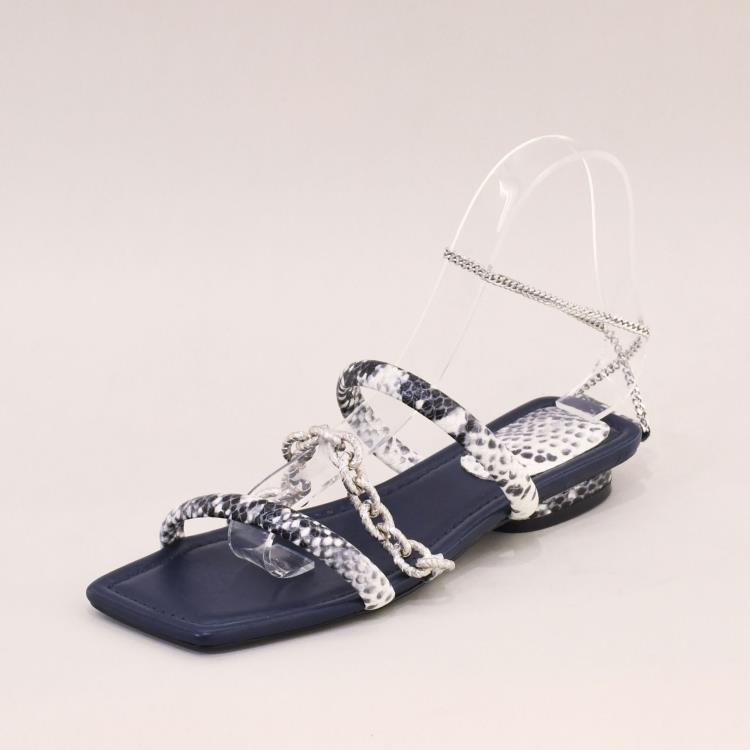 平底涼鞋 新款方頭拖鞋時尚輕便啞光涼拖支持小批量訂製單鞋細跟涼鞋-細節圖3