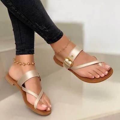 2023年夏季新品歐美套趾拖鞋女沙灘鞋現貨-細節圖7