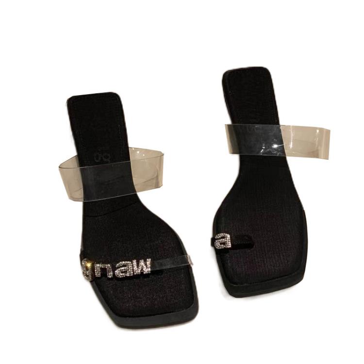 中跟鞋 2023-9涼鞋2023新款女夏季細跟水鉆氣質時裝扣性感工廠直銷-細節圖5