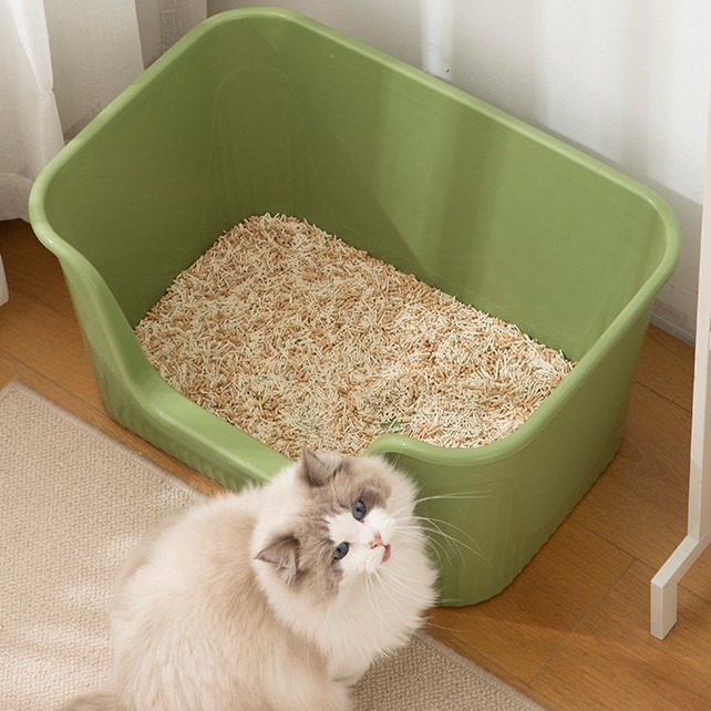 超大開放式貓砂盆 寵物廁所 貓砂盆-細節圖2