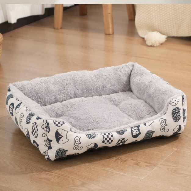 保暖寵物睡窩 絨毛睡窩 寵物床 貓窩 狗窩 寵物用品 寵物窩 保暖窩 絨毛床 貓床 狗床-細節圖7