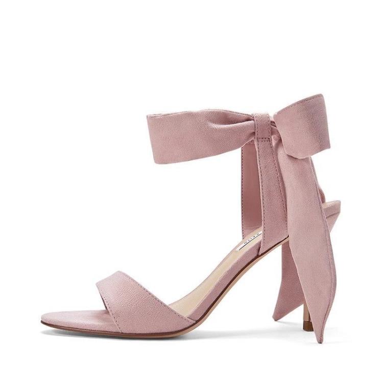 高跟鞋 綁帶涼鞋女2023年夏季新款氣質名媛絕美仙女風配裙子洋裝一字帶鞋-細節圖5