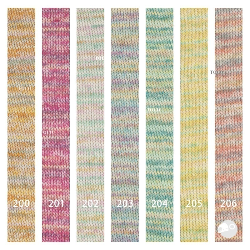 【大嘴鳥】Katia 波西段染紗 BOHEMIAN SILK 春夏紗 編織線材 歐洲進口-細節圖2