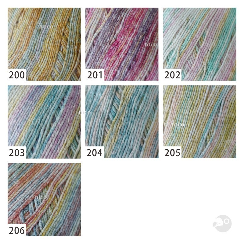 【大嘴鳥】Katia 波西段染紗 BOHEMIAN SILK 春夏紗 編織線材 歐洲進口-細節圖5