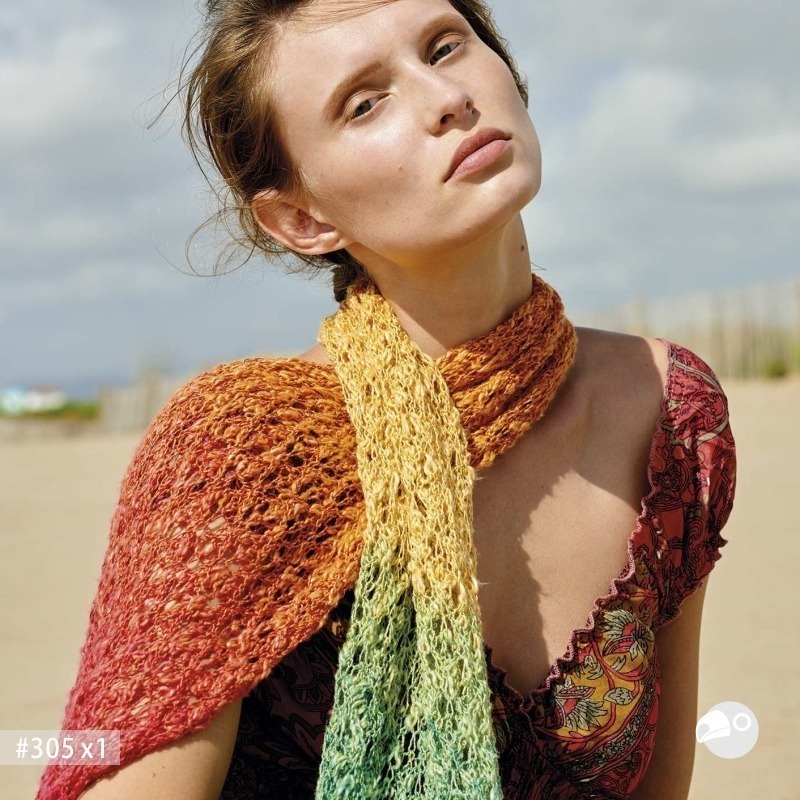 【大嘴鳥】Katia 格芮漸層紗 POLYNESIA GRADIENT 春夏紗 棉麻線 編織線材 歐洲進口-細節圖7